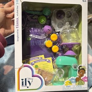 Tiana-Inspired Kids Toy Set - Purple and Green